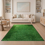 Lush Green Faux Grass Area Rug