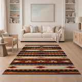 Southwestern Pueblo Village Area Rug