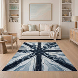 Ethereal Crossroads Abstract Area Rug