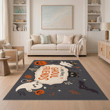 Ghoul Friends Halloween Area Rug