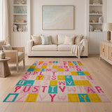 Vibrant Alphabet ABC Kids Area Rug