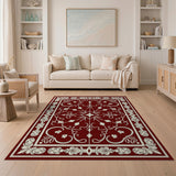 Traditional Persian Ornate Red Traditional Persian Area Rug