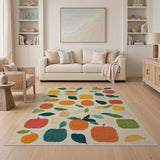 Whimsical Fruit Shapes Area Rug