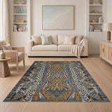 Grey Orange Heritage Tribal Area Rug