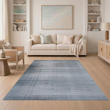 Grey Textured Abstract Area Rug