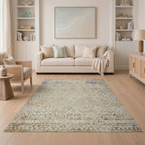 Beige Heritage Tribal Geometric No. 17 Area Rug