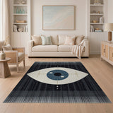 Mystical Cosmic Eye Geometric Area Rug