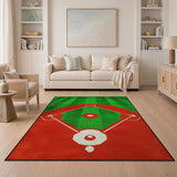 Baseball Diamond Area Rug