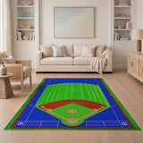 Baseball Field Area Rug