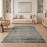 Modern Geometric Multi-Color Woven Area Rug