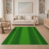 Vibrant Green Crocodile Scale Area Rug