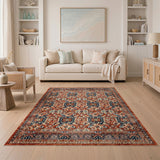 Traditional Persian Red Floral Area Rug