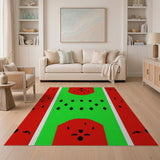 Watermelon Slice Fruit Pattern Area Rug