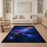 Cosmic Nebula Galaxy Abstract Area Area Rug
