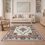 Multi-color and Patterns Vibrant Multi-Color Persian Medallion Area Rug