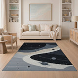 Cosmic Galaxy Geometric Area Rug
