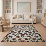 Vintage Cosmos Floral Area Rug