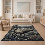 Majestic Elk Herd Mountain Meadow Rug