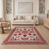Ornate Red Persian Medallion Rug