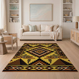 Southwestern Geometric Arrow Diamond Rug