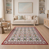 Multi-color and Patterns Intricate Traditional Persian Multi-Color Area Rug