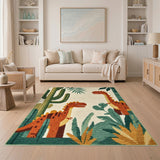 Dinosaur Friends Kids Area Rug