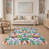 Rainbow Guinea Pig Kids Area Rug