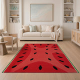 Multi-color and Patterns Watermelon Slice Fruit Pattern Rug