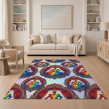 Rainbow Frame Theater Area Rug