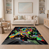 Vibrant Kids Cartoon Adventure Area Rug