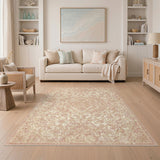 Pink Floral Vintage No. 26 Area Rug