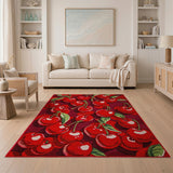 Vibrant Cherry Cluster Area Rug
