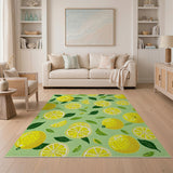 Sunny Lemon Slice Area Rug