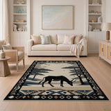 Southwestern Savanna Oryx Silhouette Rug