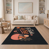 No Tricks Just Treats Halloween Rug