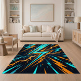 Electric Lightning Area Rug