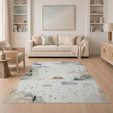 Whimsical Bear Misty Mountains Area Rug