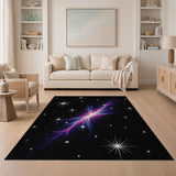 Cosmic Starburst Nebula Area Rug