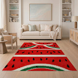Juicy Watermelon Slices Area Rug