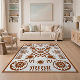 Heritage Tribal Orange Heritage Tribal Geometric Area Rug