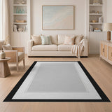 Minimalist Grey Area Rug