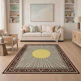 Ornate Sunburst Medallion Rug