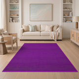 Purple Geometric Dot Area Rug