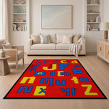 Vibrant Alphabet Kids Learning Rug