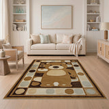 Adorable Waving Teddy Bear Kids Area Rug