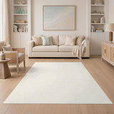 Beige Textured Neutral Area Rug