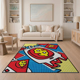 Explosive Dollars Pop Art Area Rug