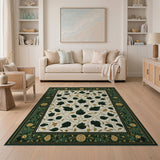 Green Leaf Persian Area Rug