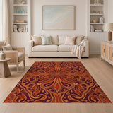 Intricate Red Persian Medallion Rug