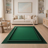 Emerald Green Solid Area Rug